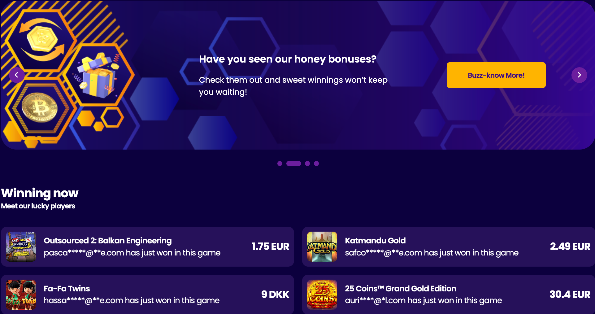 Wazbee Casino wypłaty, depozyty i metody płatności
